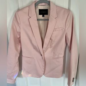 Banana republic factory, size 2, light pink, mostly cotton blazer.